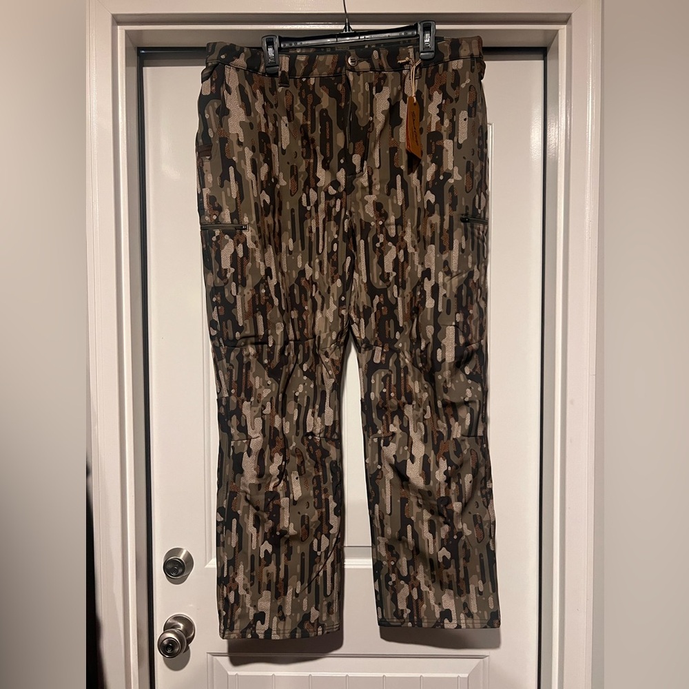 Duck Camp Contact soft shell lined pants - Woodland Camo 38 Regular